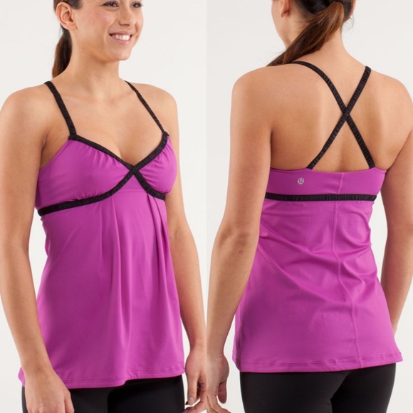 lululemon athletica Tops - Lululemon Dance Strap Tank Ultra Violet Size 10